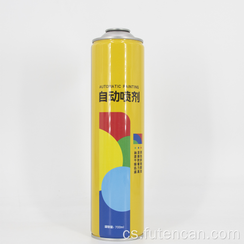 Prázdné plechovky od aerosolu